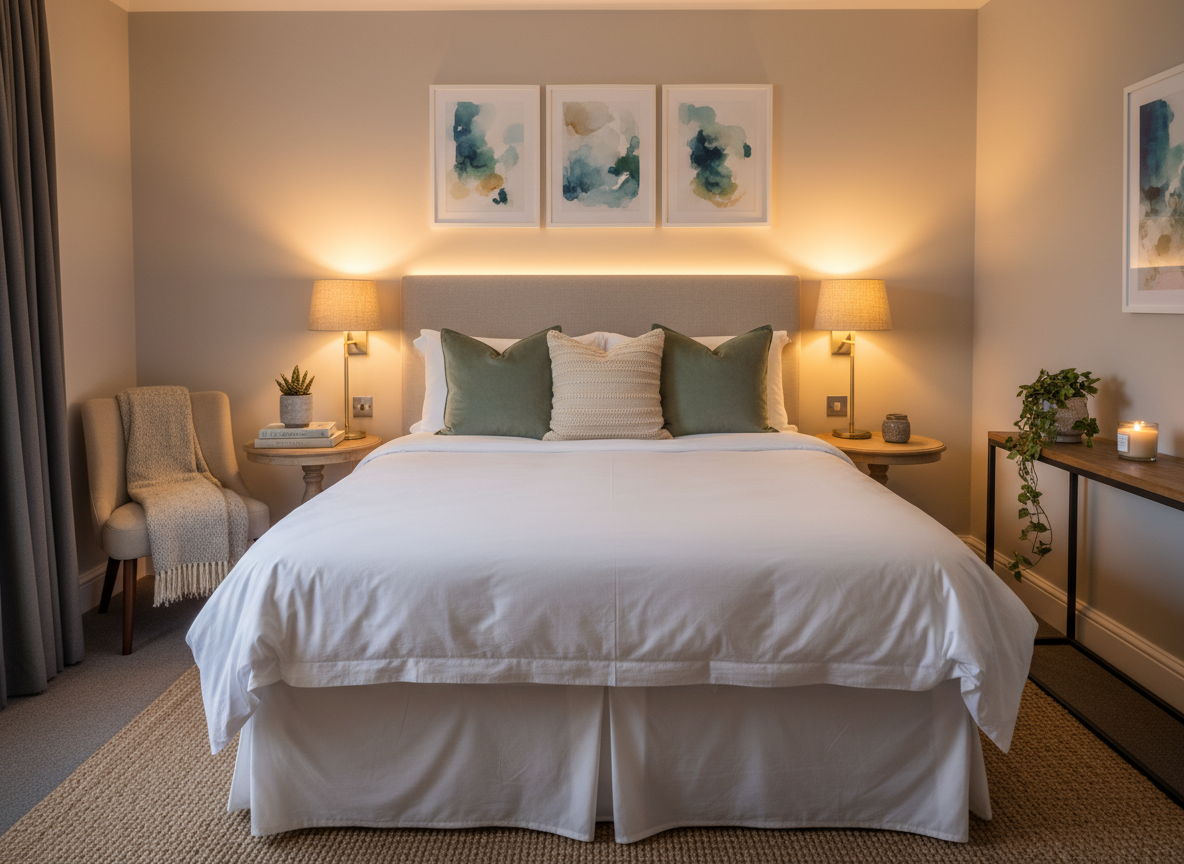 Dopo – camera valorizzata con Home Staging